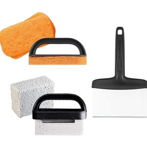 Blackstone Griddle Cleaning Kit with Orange and White Accessories